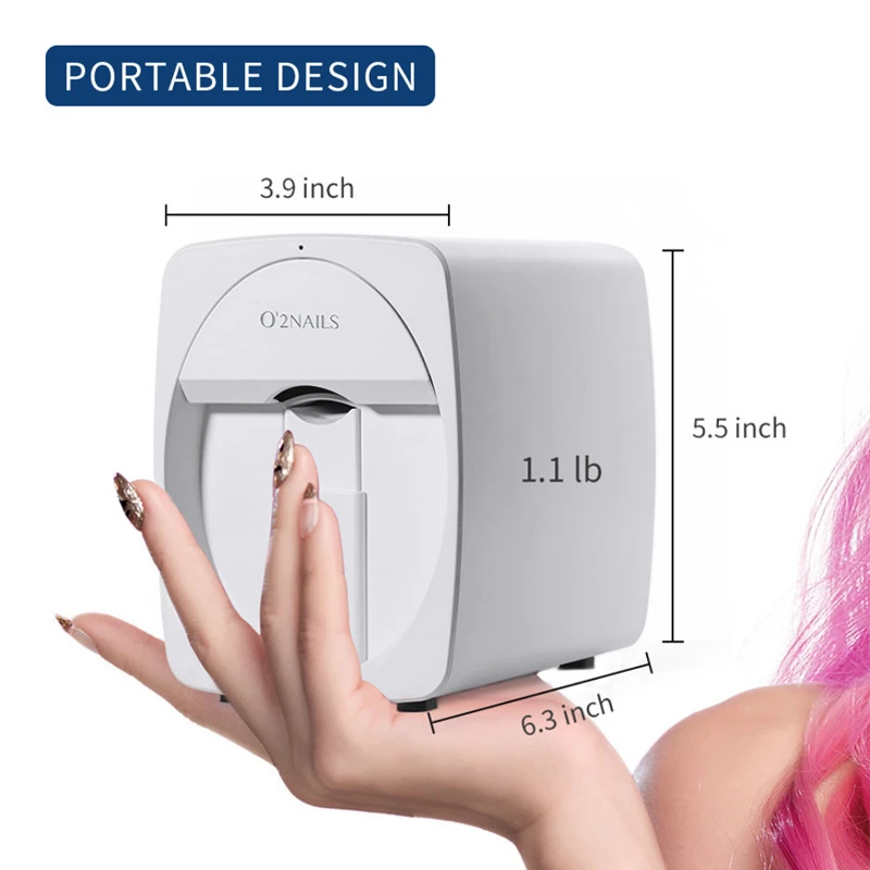 2025 O2nails Nail Painted Printer M1 Mini Professional 3d printer nail printer manicure Printer for nails nail art printer H1