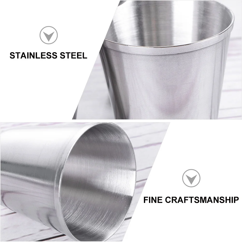 

6Pcs Stainless Steel Shot Cups Sturdy Barware for Various Drinks Perfect Graduation Housewarming Gifts Stainless Steel Cups