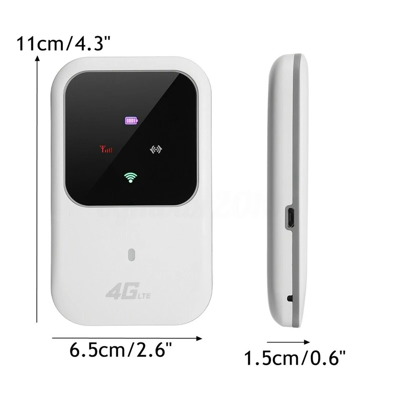 2X Portable 4G LTE WIFI Router 150Mbps Mobile Broadband Hotspot SIM Unlocked Wifi Modem 2.4G Wireless Router
