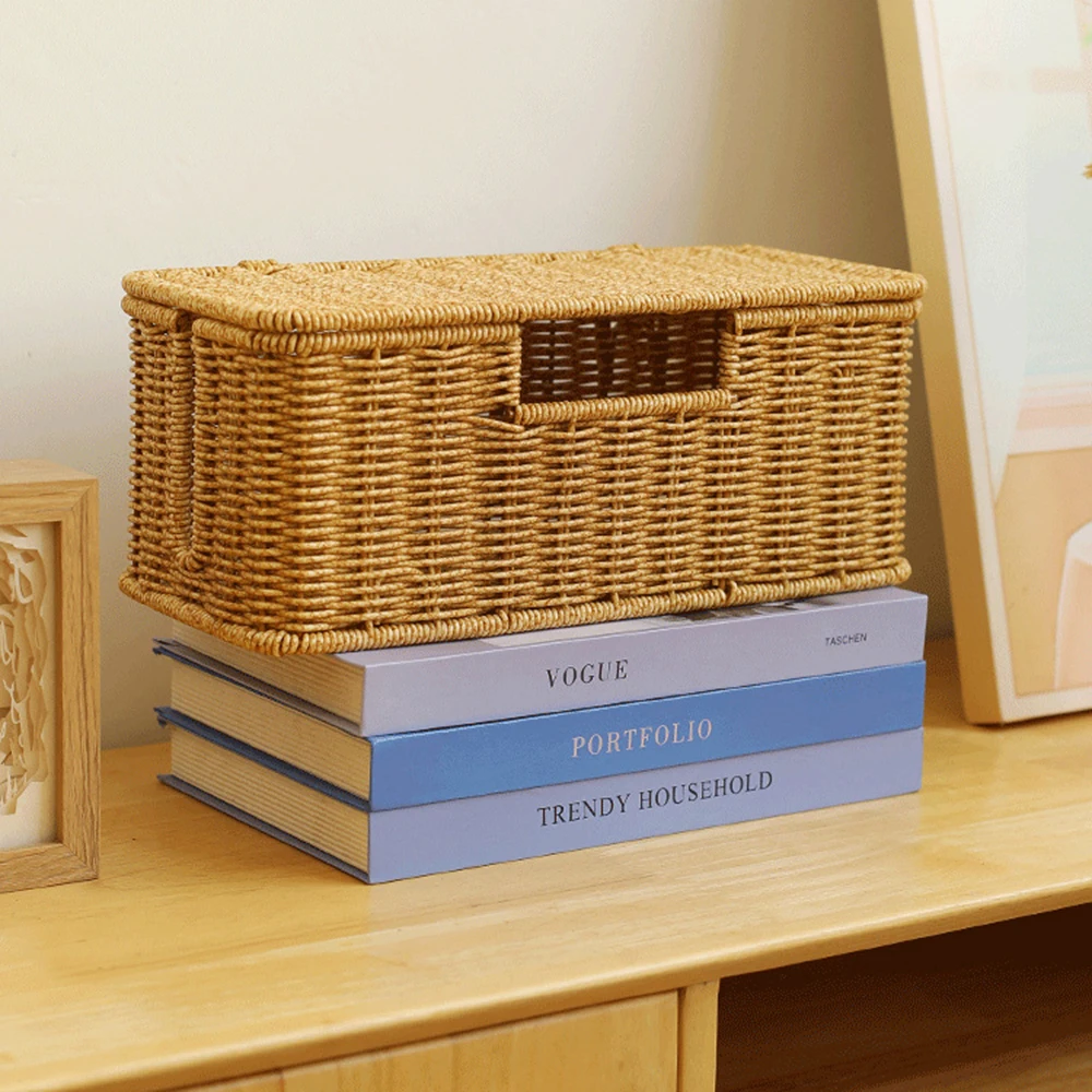 Handmade Rattan Cable Management Box product image