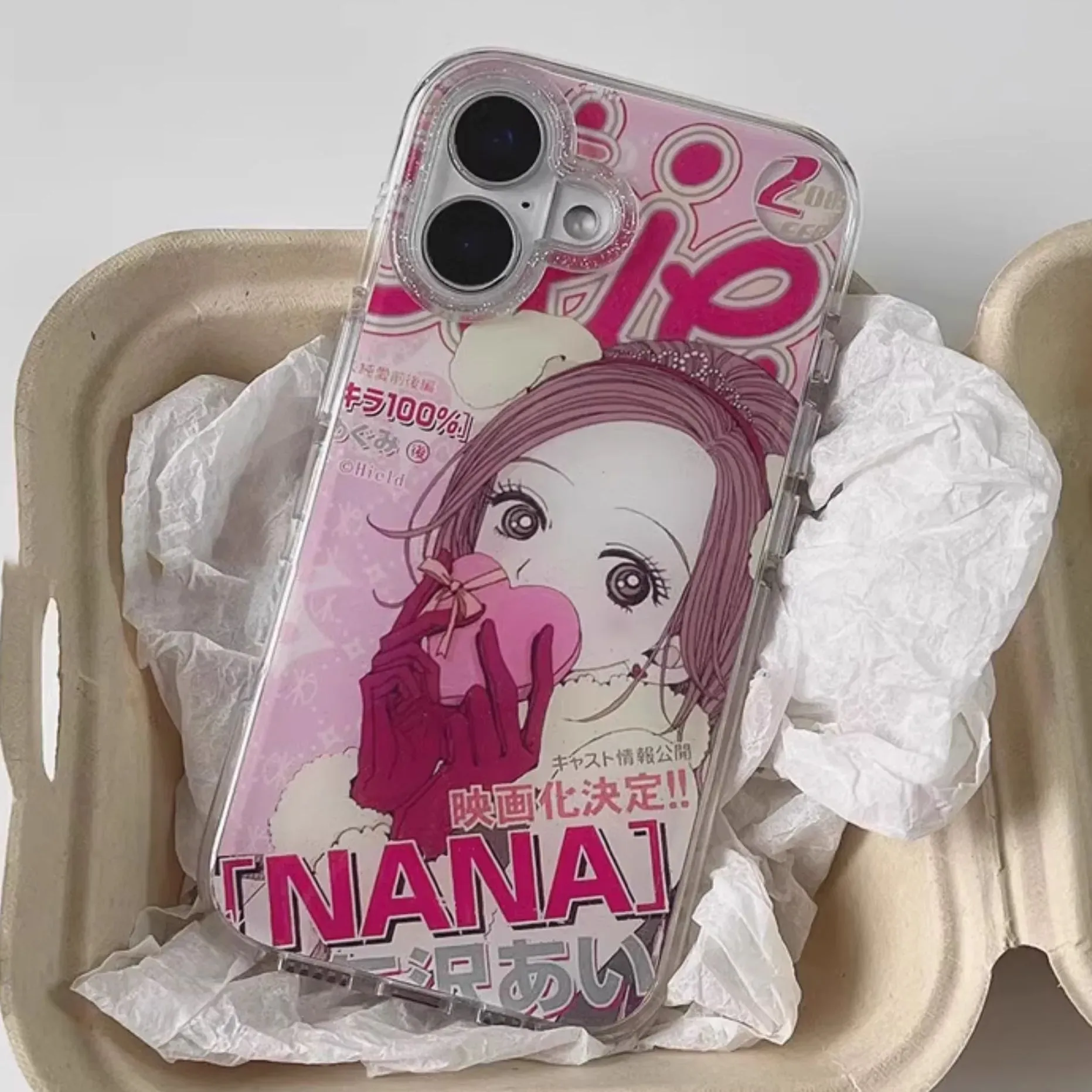 Japanese Anime Sweet Girl Love Shining Y2K Phone Case For Samsung Galaxy S25 S24 S23 S22 FE Note20 E