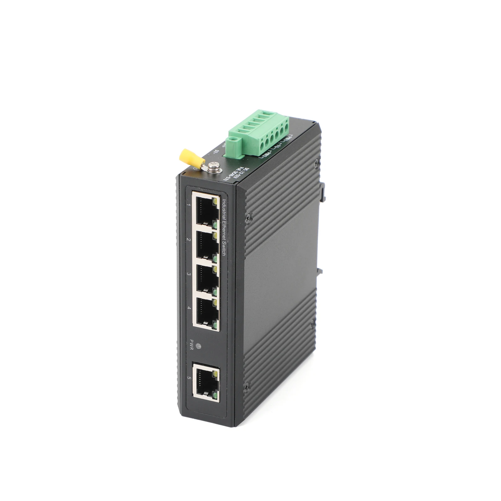 Industrieller POE-Switch mit 5/8-Port, 100/1000 Mbit/s, DIN-Schiene, Plug-and-Play, für Werksautomations- und Überwachungssysteme – Detail 7