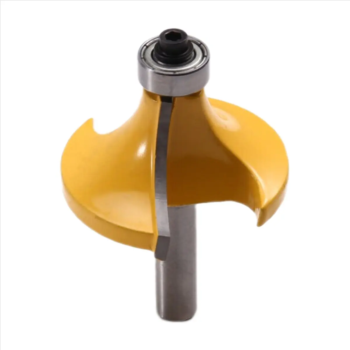 DT35BG 8mm Shank Handle Diameter 44mm Fillet Cutter Woodworking Milling Cutter Chamfering Cutter Arc Cutter Edge Trimmer Head