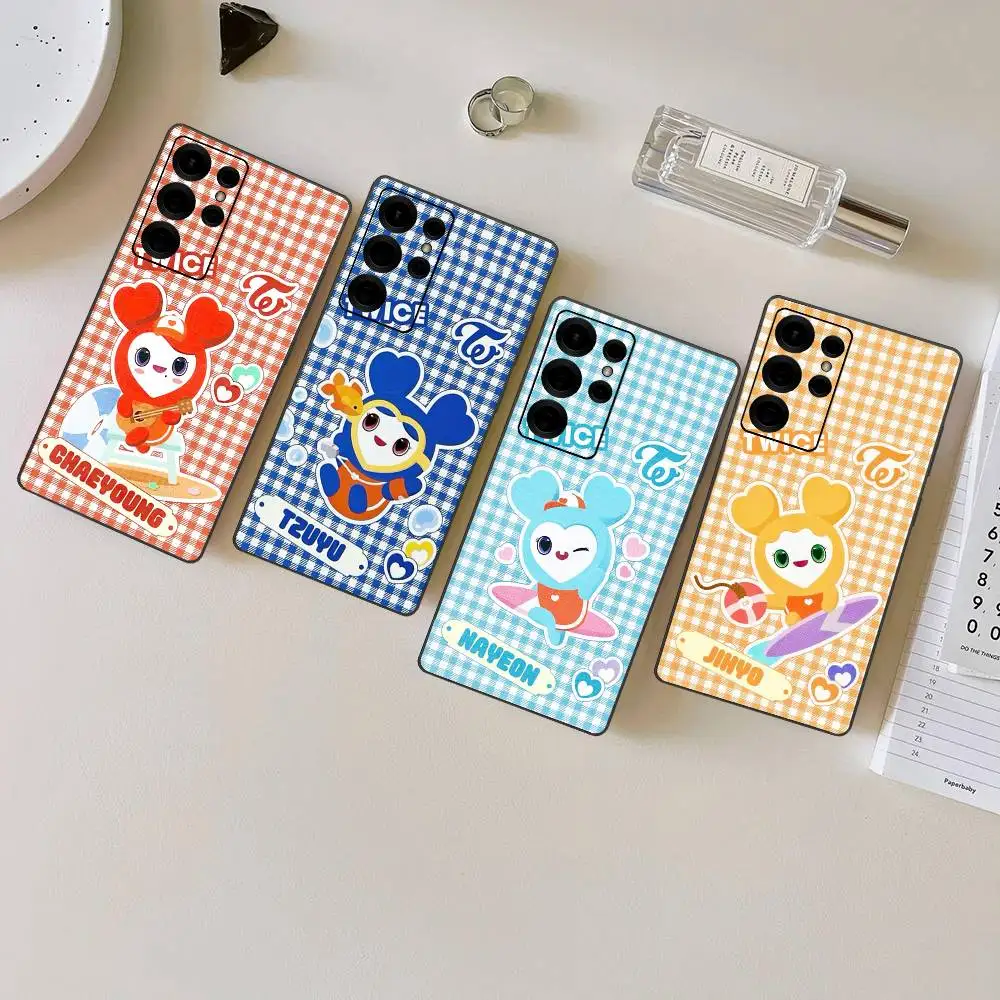 Laburi Twice-Lovelys Phone Case For Samsung S 24 fe 25 Ultra plus 20 lite 21 30 22 23 24 22 Ultra 5G Fundas