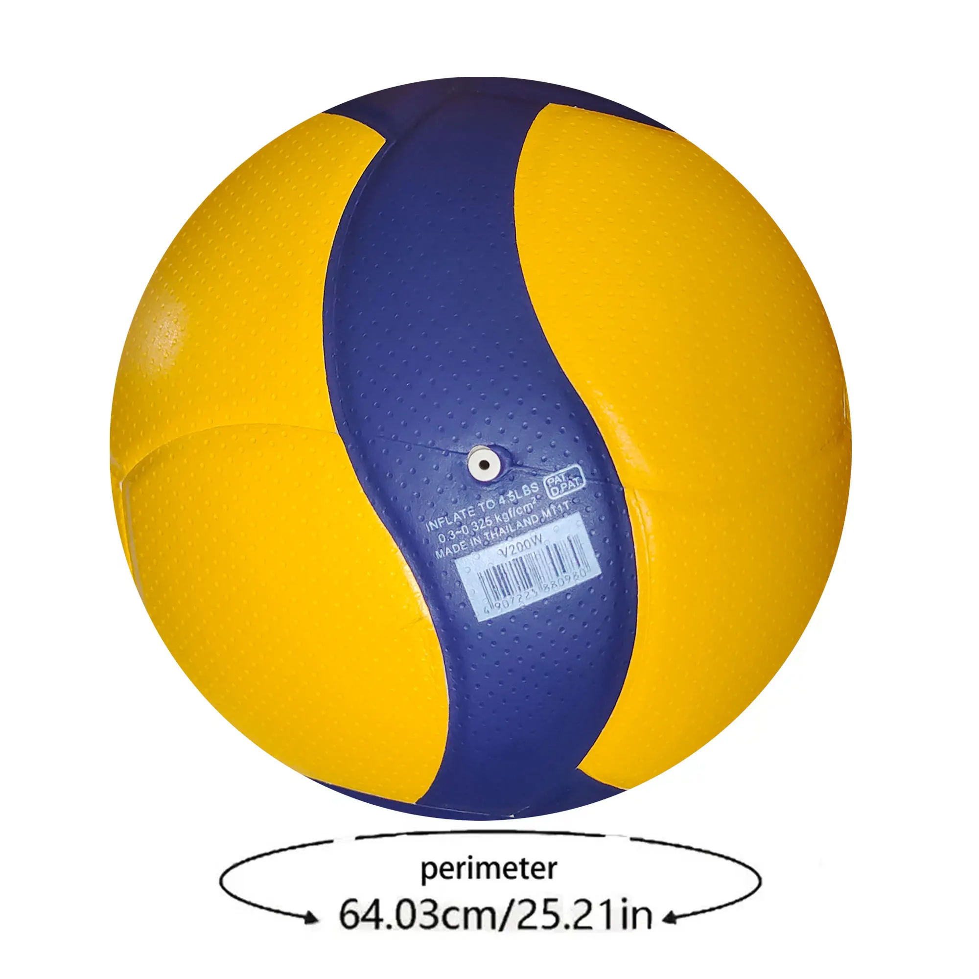 Nieuw model volleybalbal, model 200, competitie professioneel spelvolleybal, optionele pomp + naald + netzak