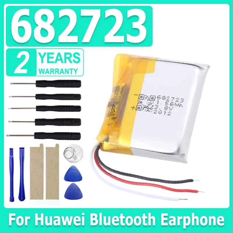 

XDOU 410mAh 682723 Replacement Battery For Huawei Bluetooth Earphone WATCH Battery + Gift Tools