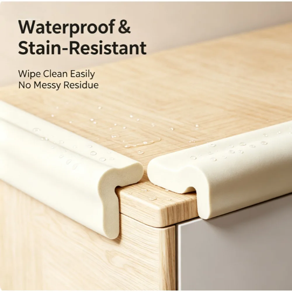 1PC Self-Adhesive Corner Bumper – Soft Shock-Absorbing Pad for Wall, Table & Cabinet, Durable Home Protection