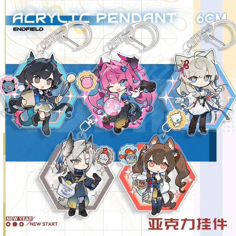 

Arknights Endfield × Lawson Ver. Perica Acrylic Pendant Chen Qianyu Acrylic Keychain Yvonne Accessory Gerpetta Decoration Junwei