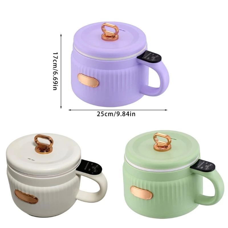 Frigideiras 1.6L fogão portátil antiaderente adequado para dormitórios, escritórios camping