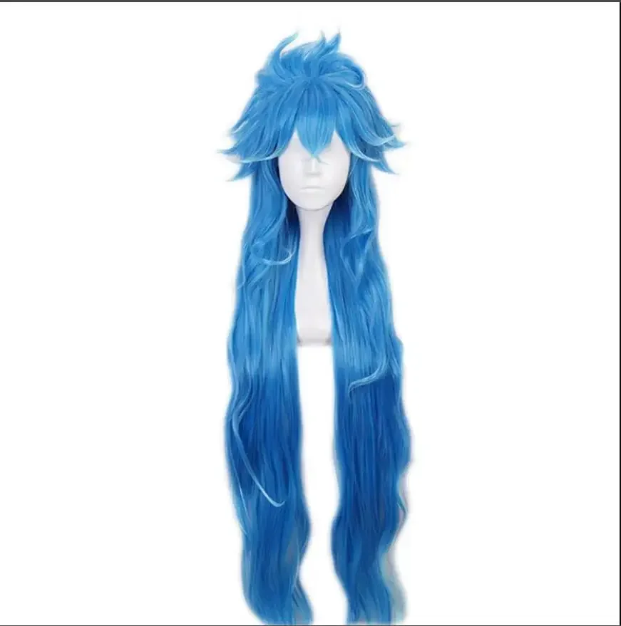 Anime ignihyde Cosplay Perücke Idia cos Perücken Twisted Wonderland Männer Blau Hitzebeständige Synthetische Party Kostüm