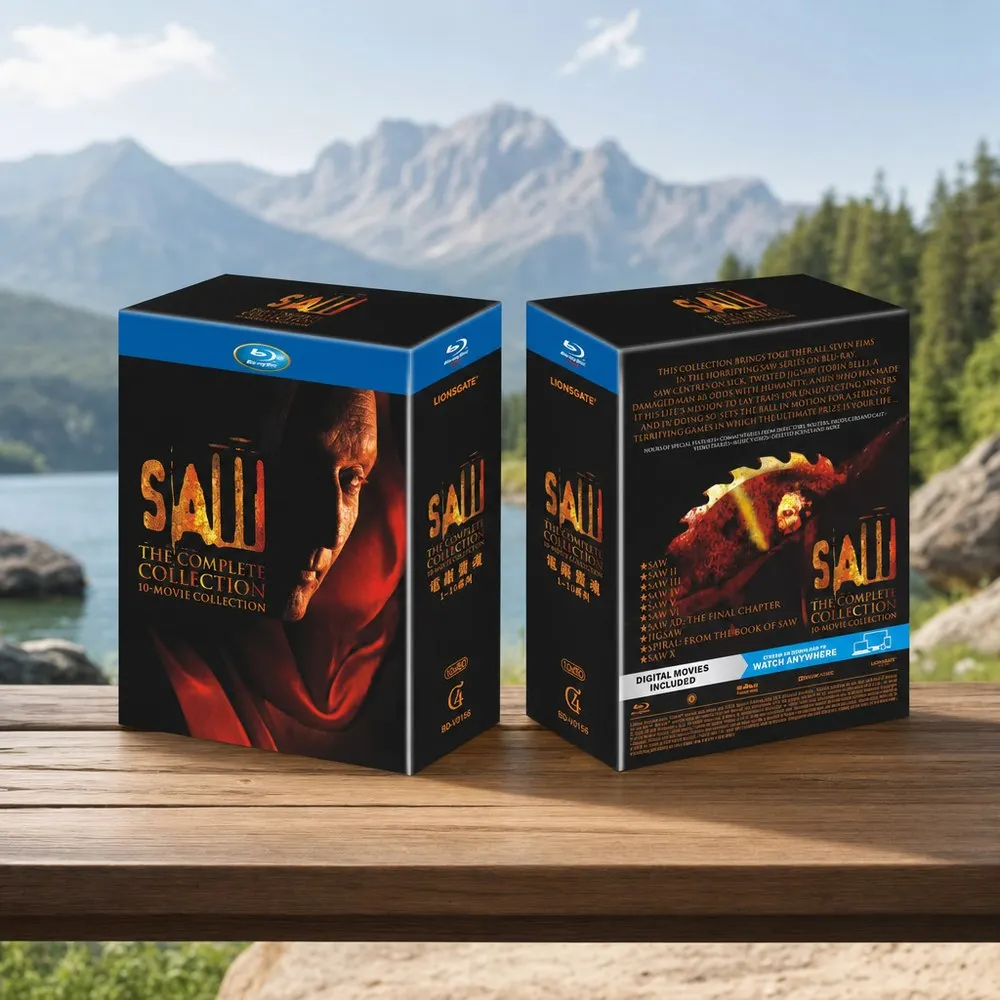 Совершенно новая коллекция BD Blu-ray High Definition «Пила» (1-10 серии), 10 дисков, английский звук, китайские субтитры