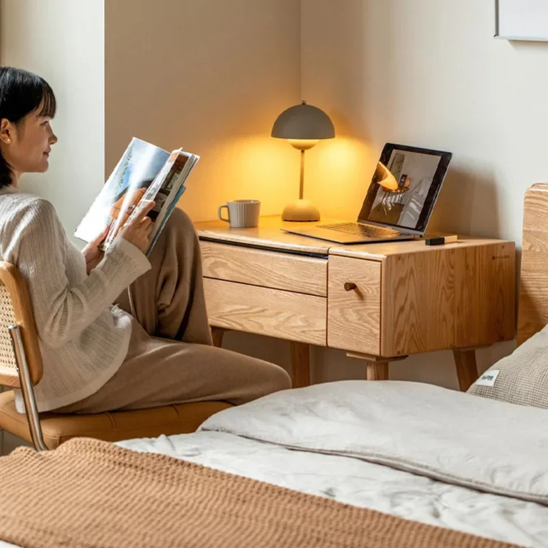 خزائن خشبية أدراج طاولة الغرور مرآة ماكياج كرسي منضدة الزينة طويل القامة خمر مستحضرات التجميل Penteadeira أثاث ما بعد الحداثة