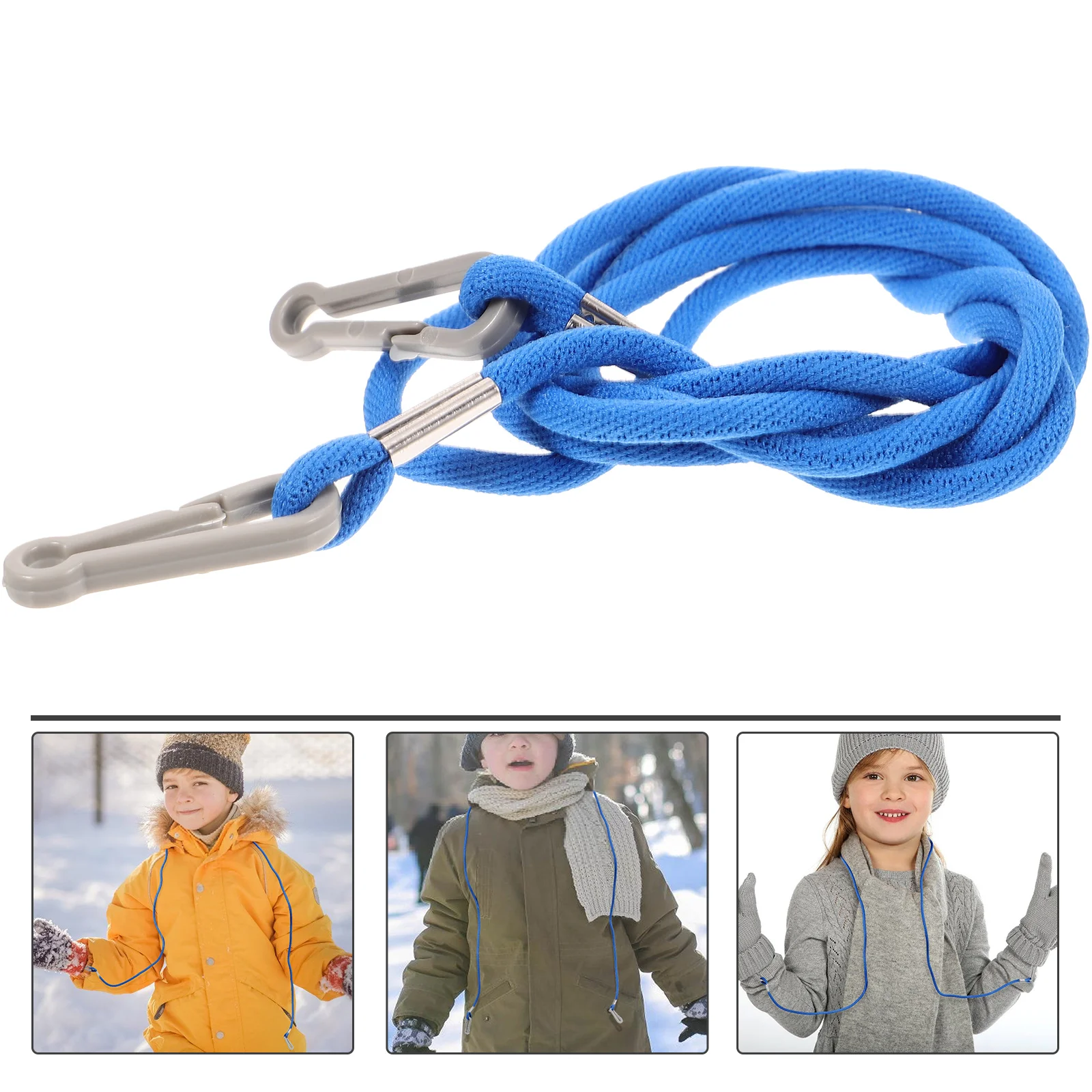 

Ski Glove Lanyard Nylon Straps Anti-lost Rope For Toddler Warm Gloves Kids Touch Screen Non-slip Portable Mitten