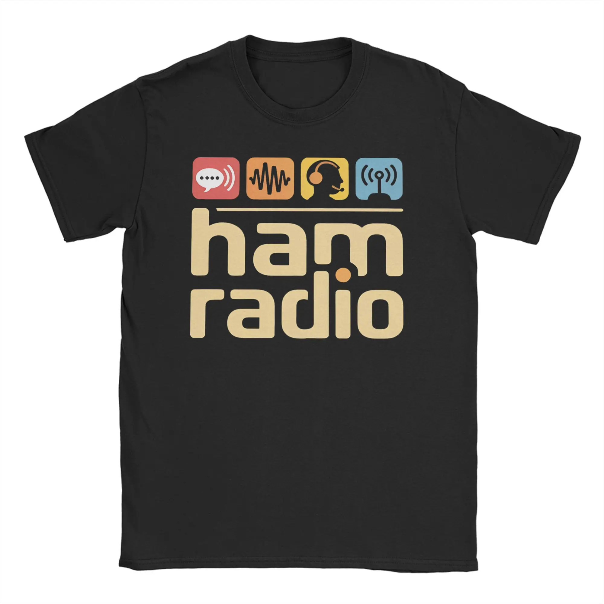 Camiseta con estampado gráfico de operador de Radio amador, camisetas de algodón Unisex, ropa de manga corta