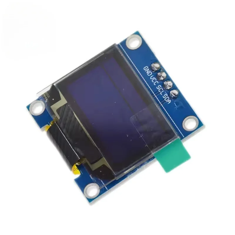 0.96 inch OLED IIC Serial White Display Module 128X64 I2C SSD1306 12864 LCD Screen Board GND VCC SCL SDA 0.96" for Arduino Black