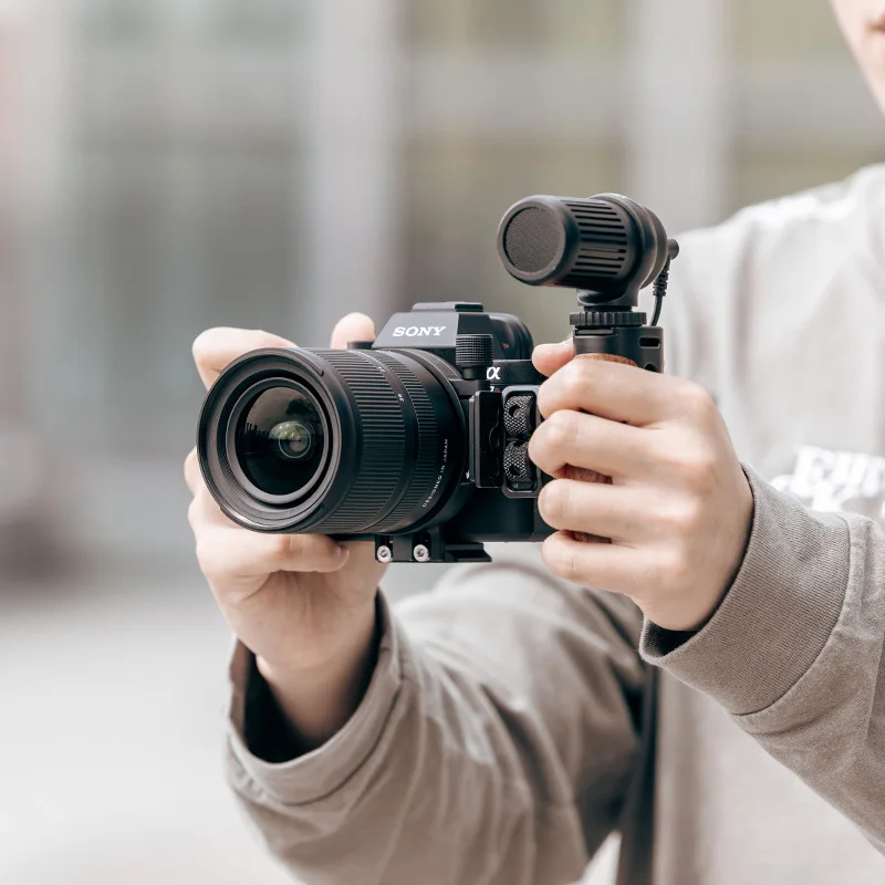 FALCAM 3304 تدوير أفقي إلى عمودي جبل لوحة عدة لسوني α6000/α6600/A7C/A72/A7 III/A7R V/A7 IV/ZV-E10 DSLR كاميرات