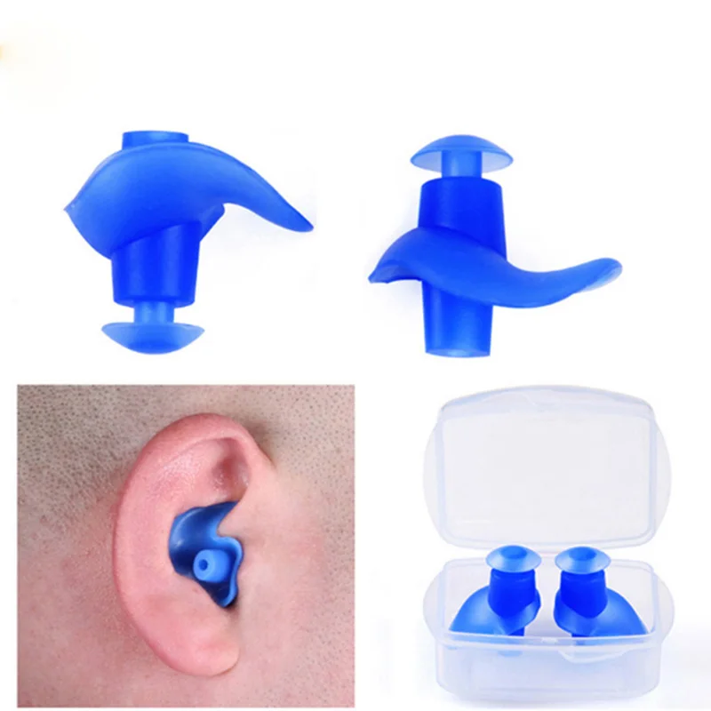 Tappi per le orecchie con Clip per il naso da nuoto tappi per le orecchie in Silicone accessori per il nuoto impermeabili Unisex per bambini adulti