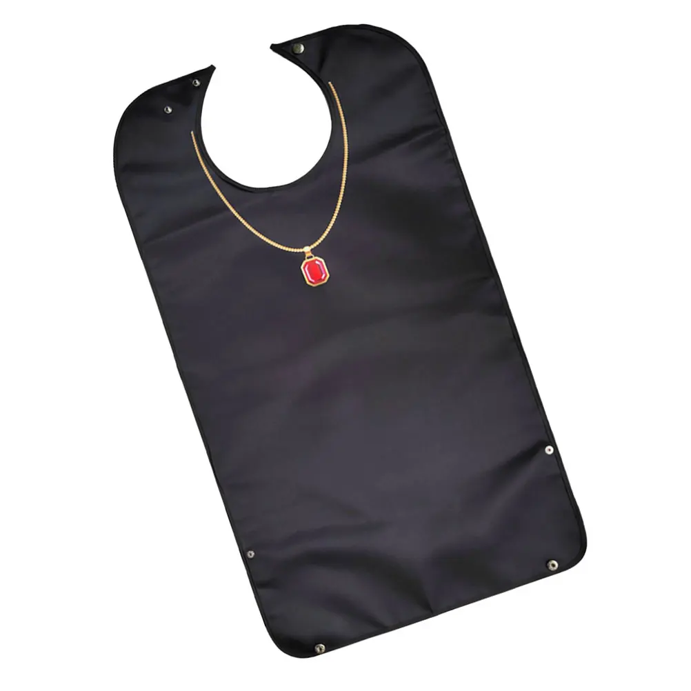 

Водонепроницаемый фартук для пожилых людей, 1 шт., мягкий складной полиэстеровый нагрудник, легкий, для дома, для защиты при приеме пищи, моющийся, аксессуар для взрослых