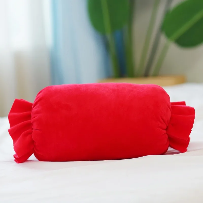 20x30cm Kleurrijke Snoep Knuffels Kussen Zachte Simulatie Poppen Nekkussen Gevuld Voedsel voor Jongens Meisjes Festival Geschenken