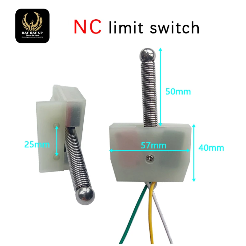 Sliding Door Motor Universal Travel Positioner Magnetic Limit Switch Normalopen (NO) Spring limit switch Normalclose (NC)