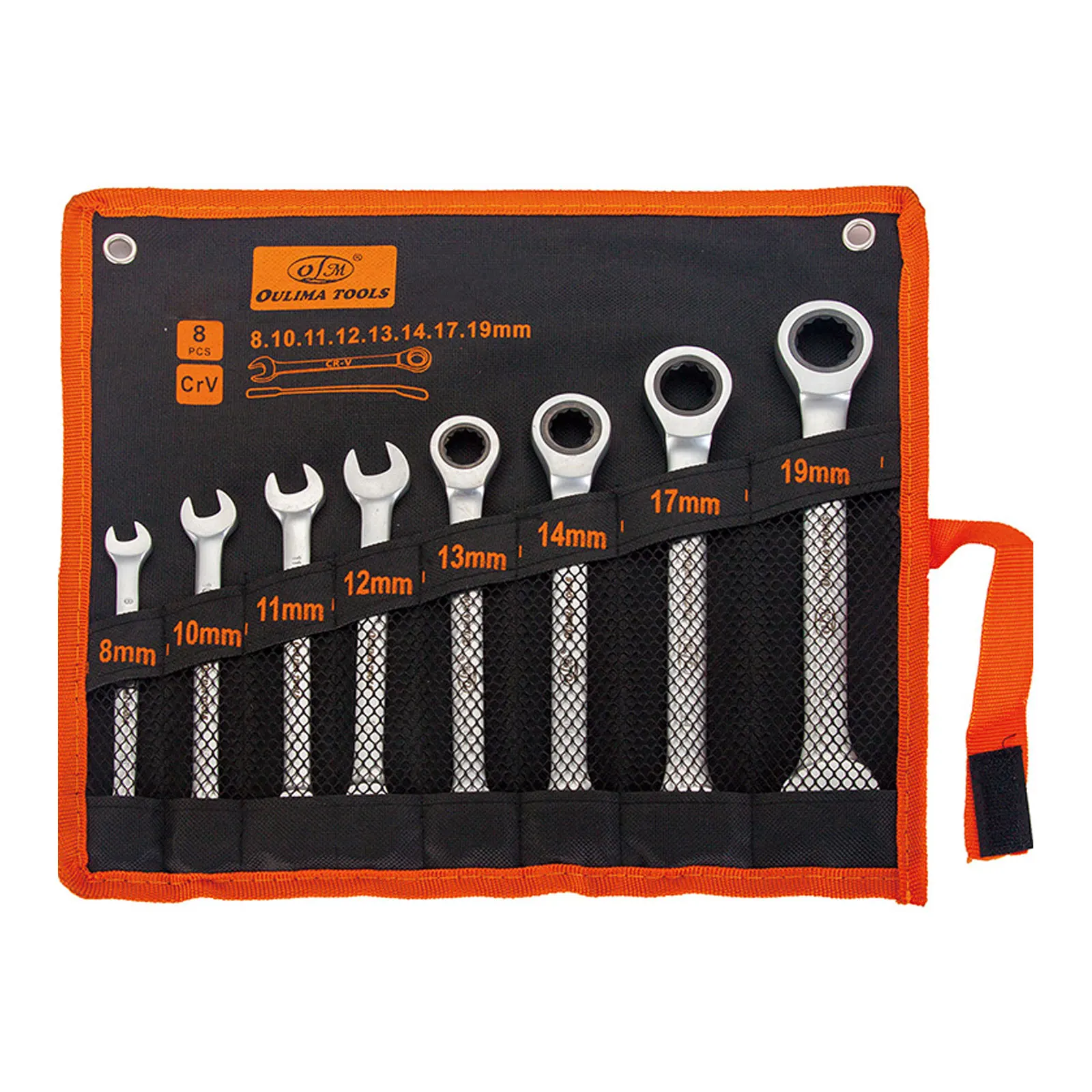 

Ratcheting Combination Wrench Set,Metric Chrome Vanadium Steel Hand tool sets Universal Key Wrenches Spanner with Carrying Bag