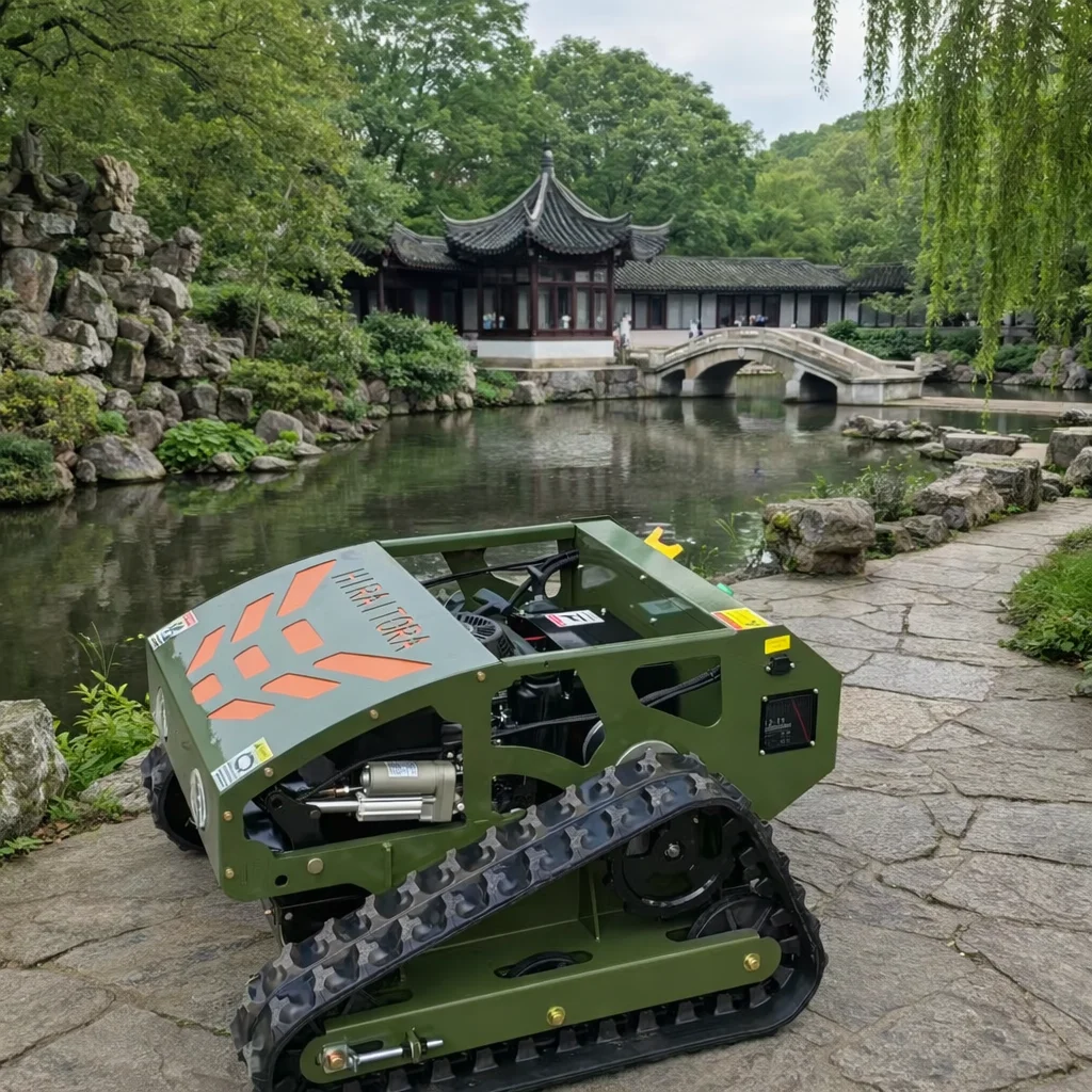 

Газонокосилка KANDA HT-550B промышленного класса с бензиновым двигателем 224 куб. см, 4-тактная, 1500 Вт, самоходная, с дистанционным управлением, максимальный уклон 45°