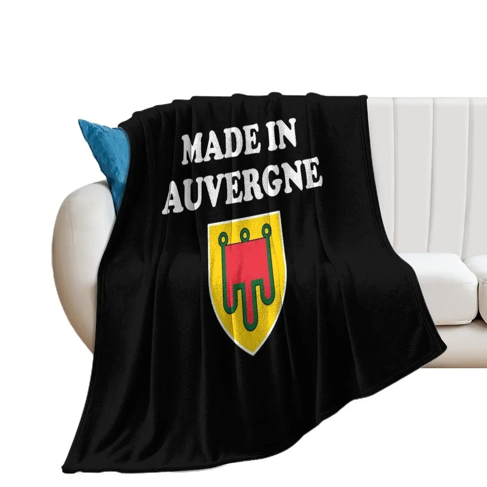 

Made In Auvergne - Region of France Throw Blanket For Decorative Sofa Hair Blankets