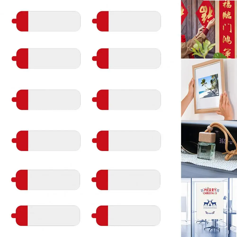 Adhesivo portátil de alta adherencia, cinta doble, sin marcas, transparente, fuerte, fácil de cortar para 3