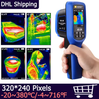 Thermal Imaging Cameras XE-28 2.4''TFT 320x240 Pixels Color LCD Display 60x60 IR Resolution Handheld Thermal Imager