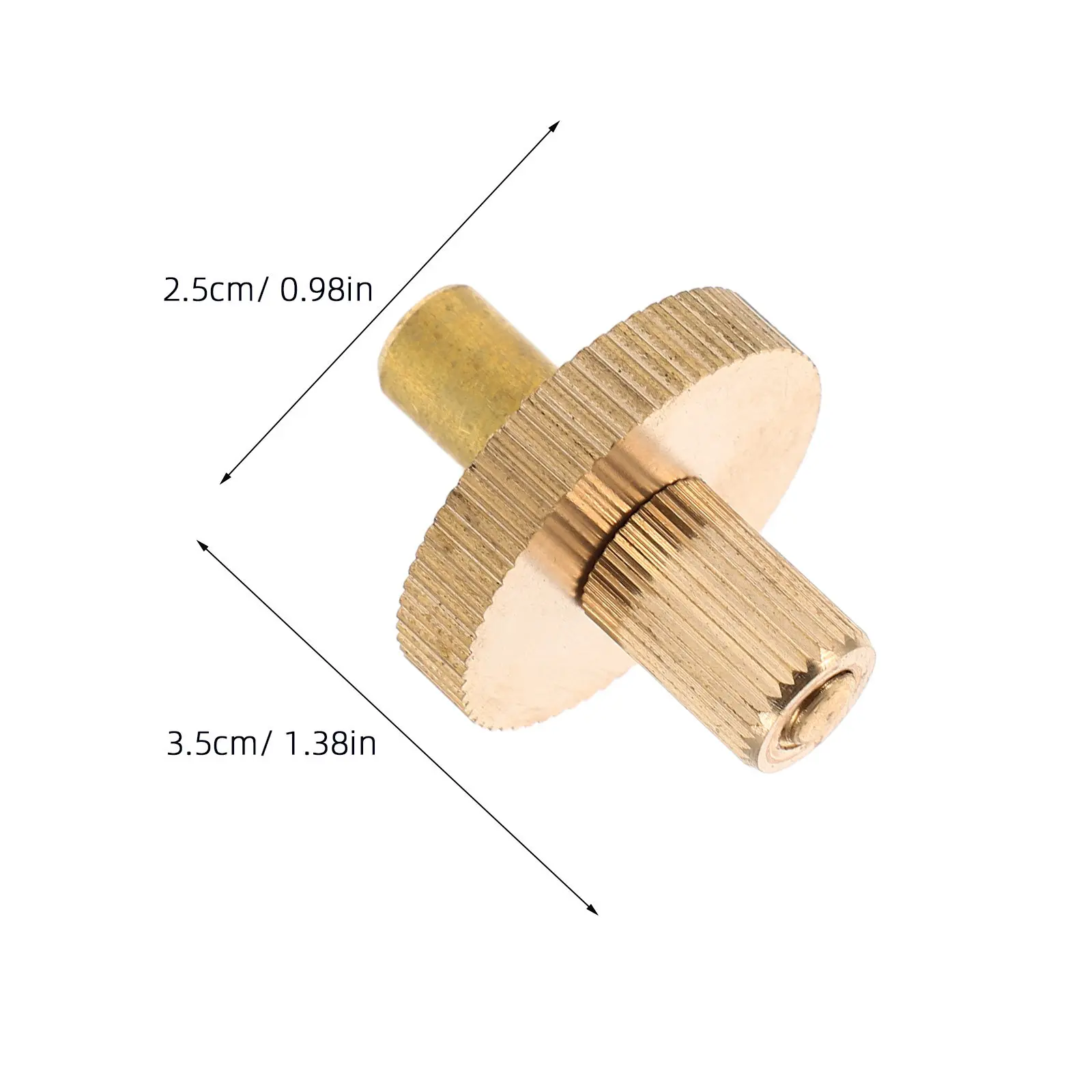 1Pair Brass Double Bass Bridge Screws Split Design Quick Precision Adjustment Tonal Clarity Enhanced Performance Music