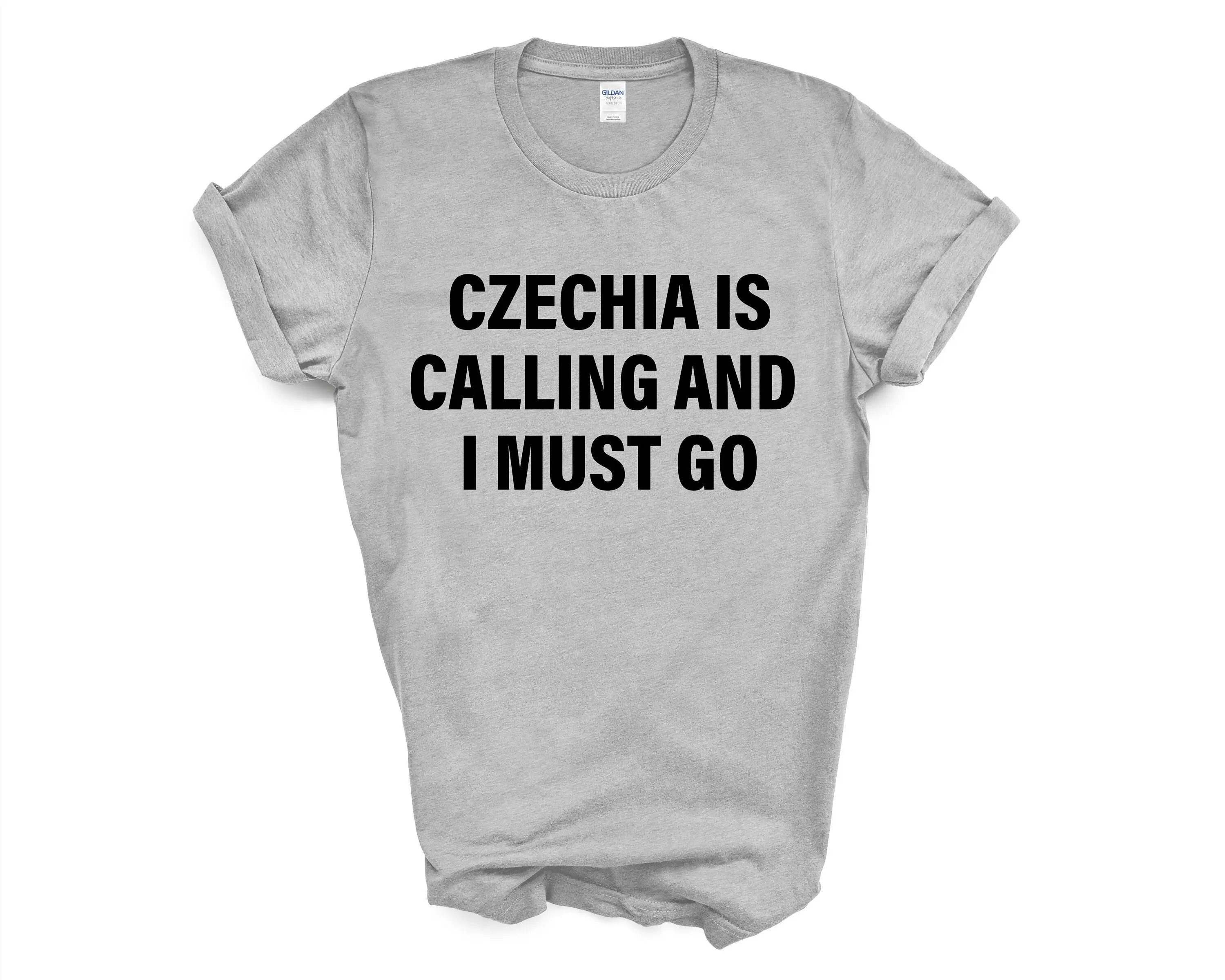 Czechia T Shirt Is Calling And I Must Go 4248