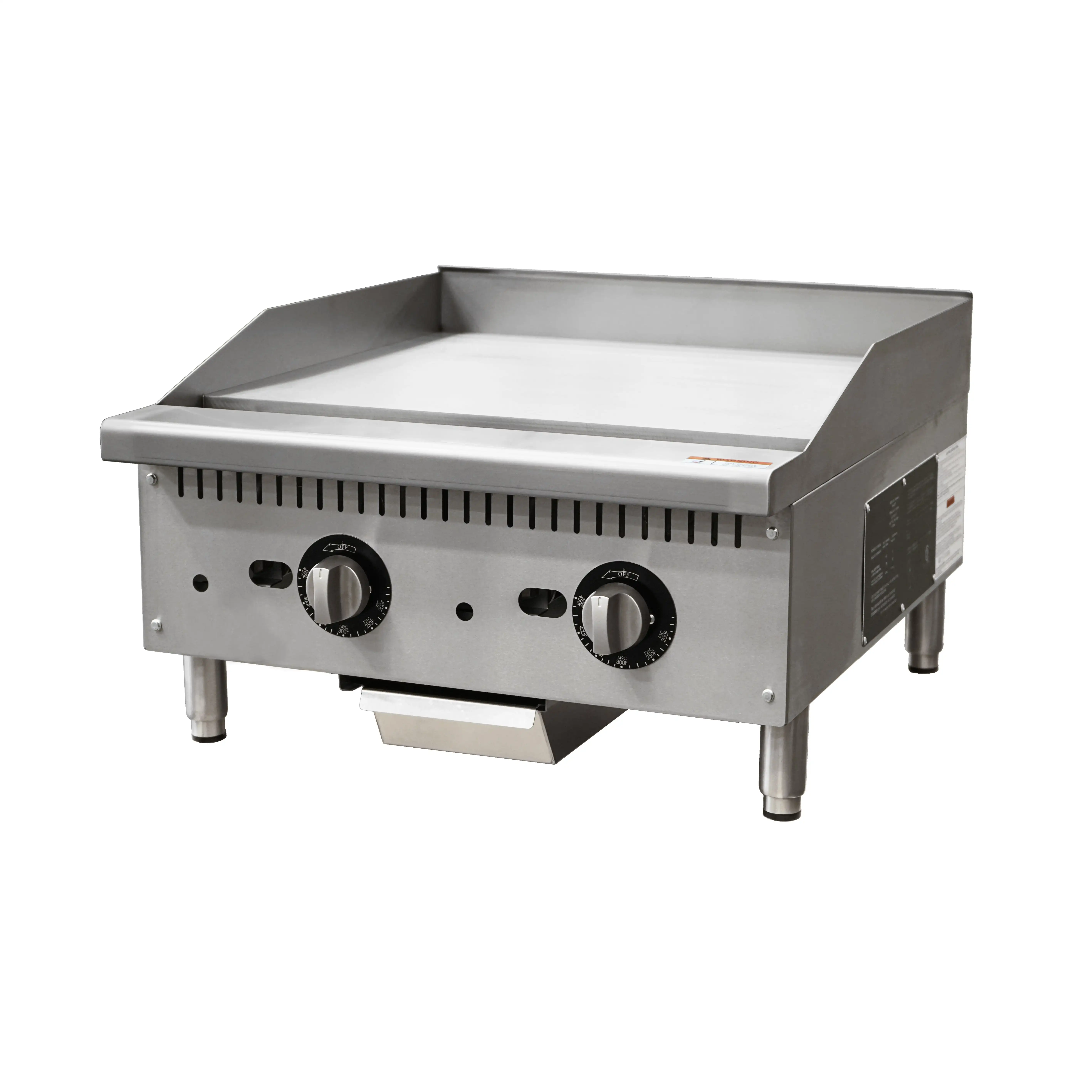 Commercial Multifunctional Gas Barbecue Grill With Fryer