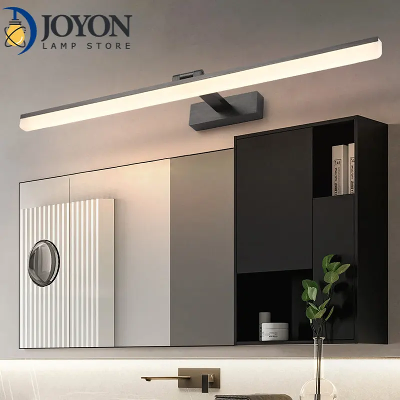 LED Wall Lamp Modern Nordic Bathroom Mirror Lamp Anti-fog Makeup Mirror Cabinet Lamp Indoor Lighting Bedroom Bedside Lighting