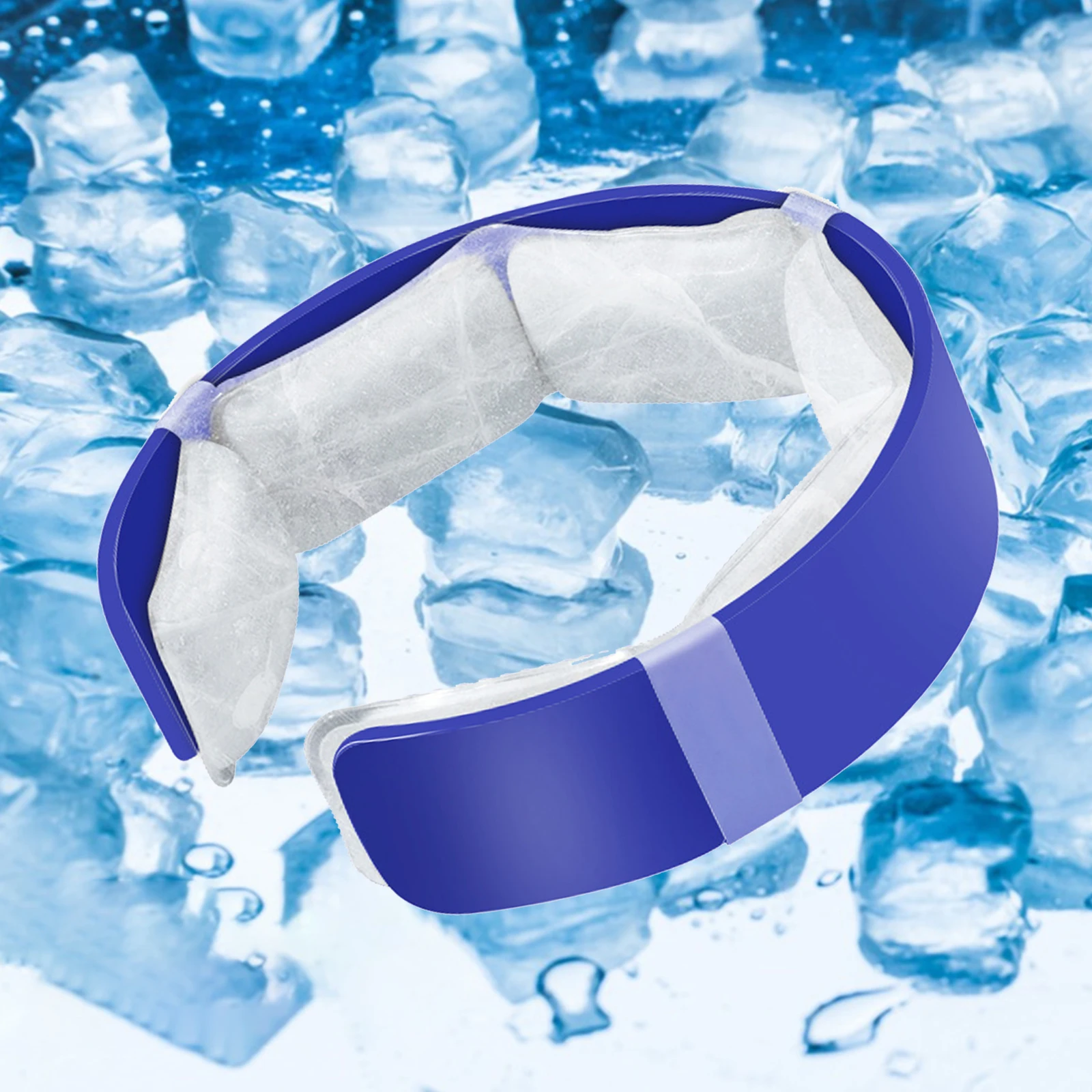 Ice 28 gradi Ice Neck Band congelamento nel tubo di raffreddamento del collo dell'acqua impacchi per il collo di raffreddamento per uomo donna allenamento sportivo all'aperto