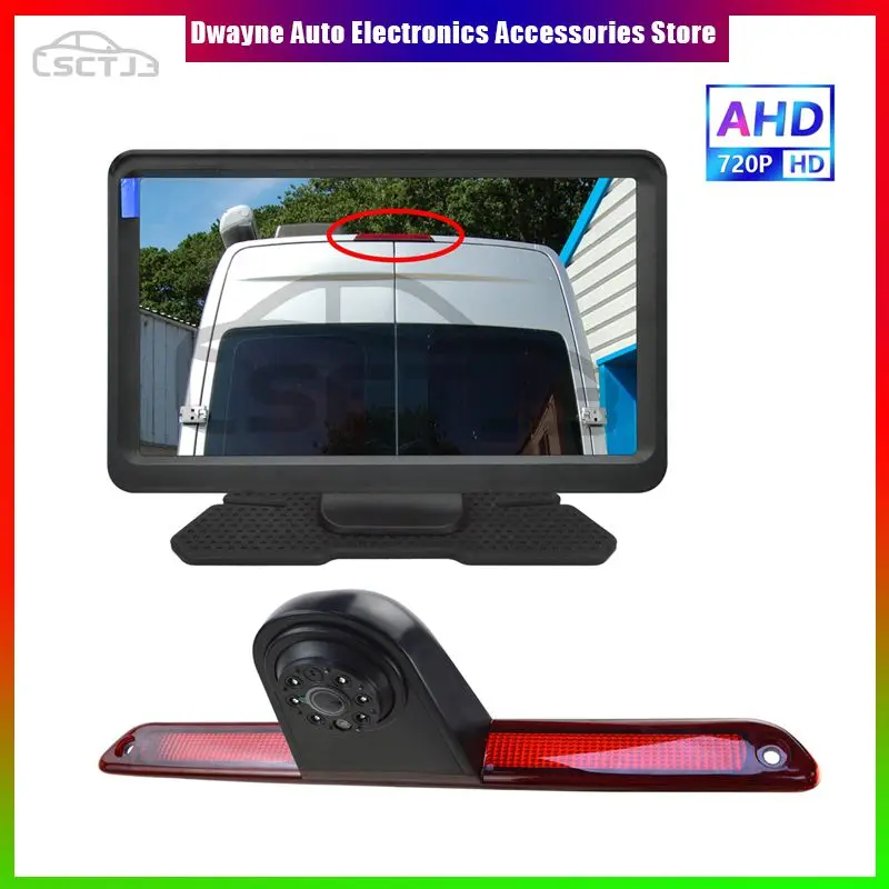 

For Mercedes Benz Sprinter W910 W906 W907 VW Crafter Generation AHD720P 7" LCD Monitor and Brake Light Reversing Camera