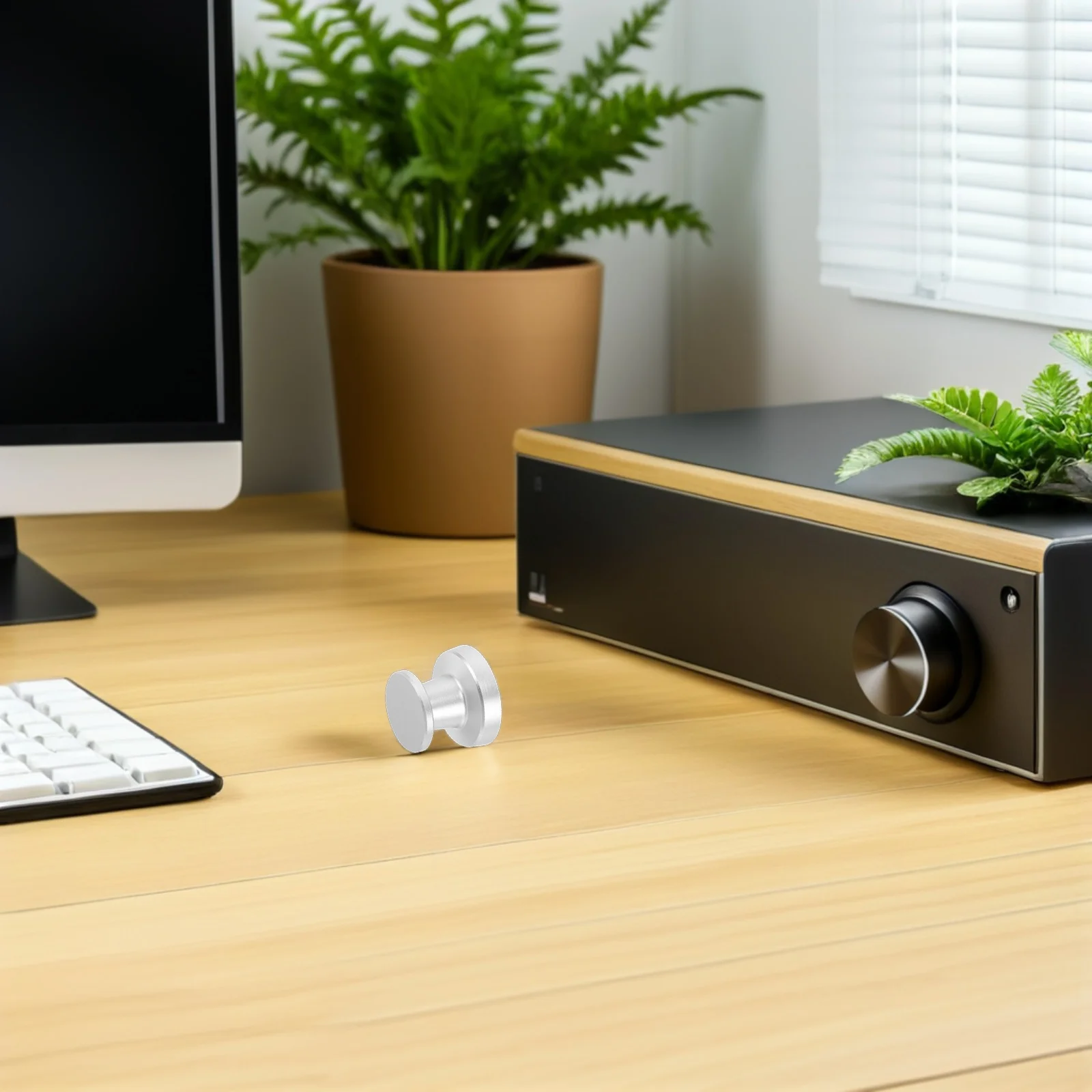 

Aluminum Record Weight Stabilizer For Turntable Center Stability Non-Slip Vinyl Flattening Clamp Platter Weight Disc Stabilizer