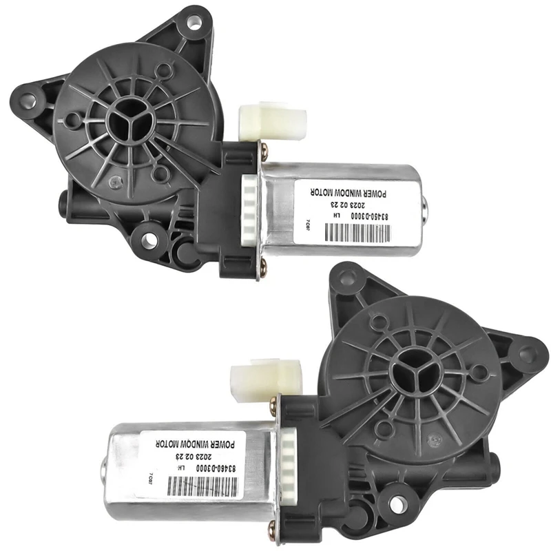 For Hyundai Tucson 1.6 2.0 2.4L 2016-2022 Rear Left & Right Door Power Window Motors 83450-D3000, 83460-D3000 Replacement