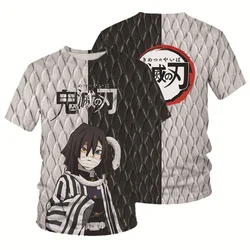 Dropshipping 3D Printing T-shirt Anime Demon Slayer Children's Clothing Short Sleeve Tshirts Sweatshirt Cartoon Kids T Shirts