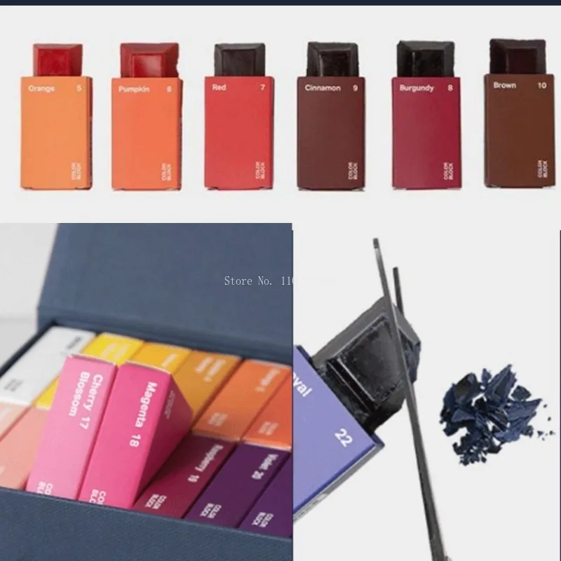 

10G Single Packaging 28-color Scented Candle Solid Dye DIY Creative Handmade Styling Columnar Candle Dyeing Pigment Material