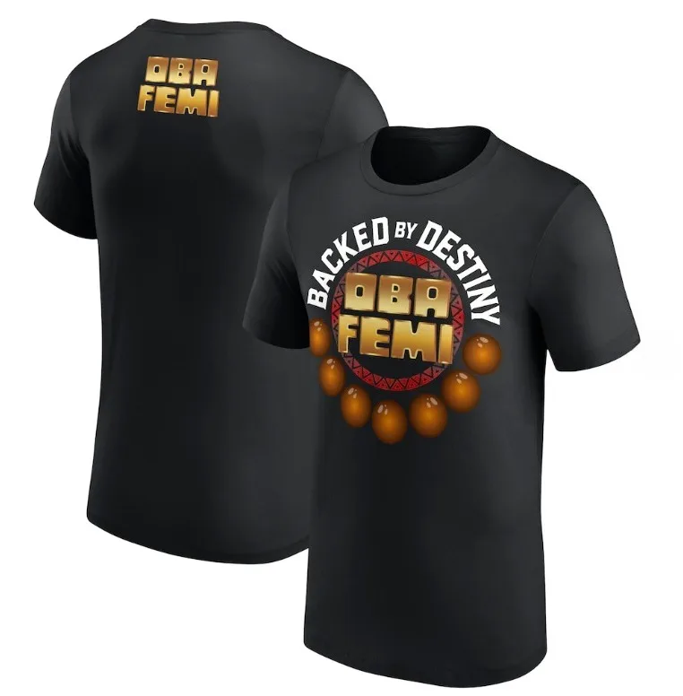 Camiseta Oba Femi Merch Unissex, Camiseta Masculina de Manga Curta, Roupas Casuais Femininas, Tops Y2K