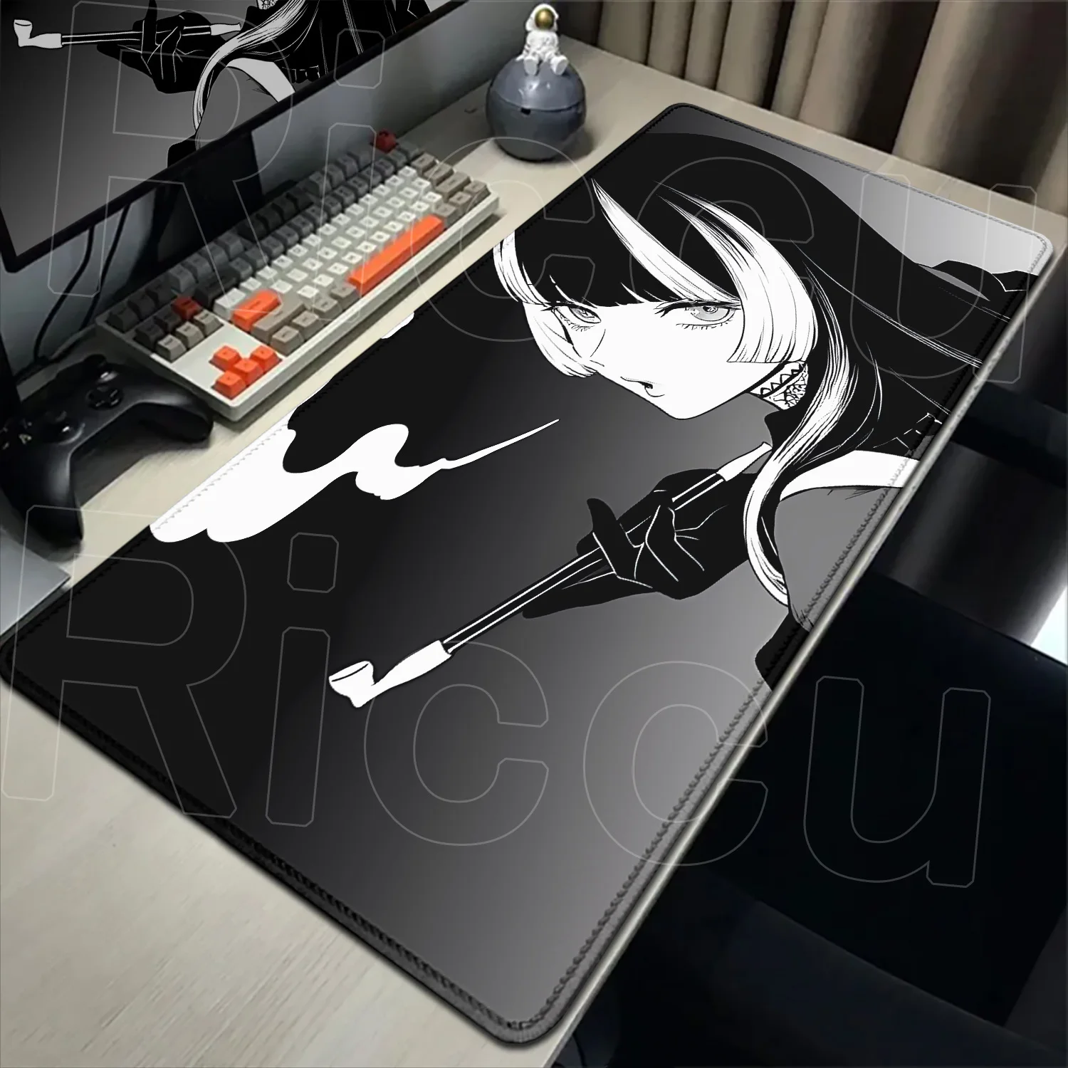 

30x60cm Virtual Idol Rubber Mouse Pad Vtuber Juufuutei Raden Anime Large HD Priting Office Game Creative Gaming expand Desk Mat
