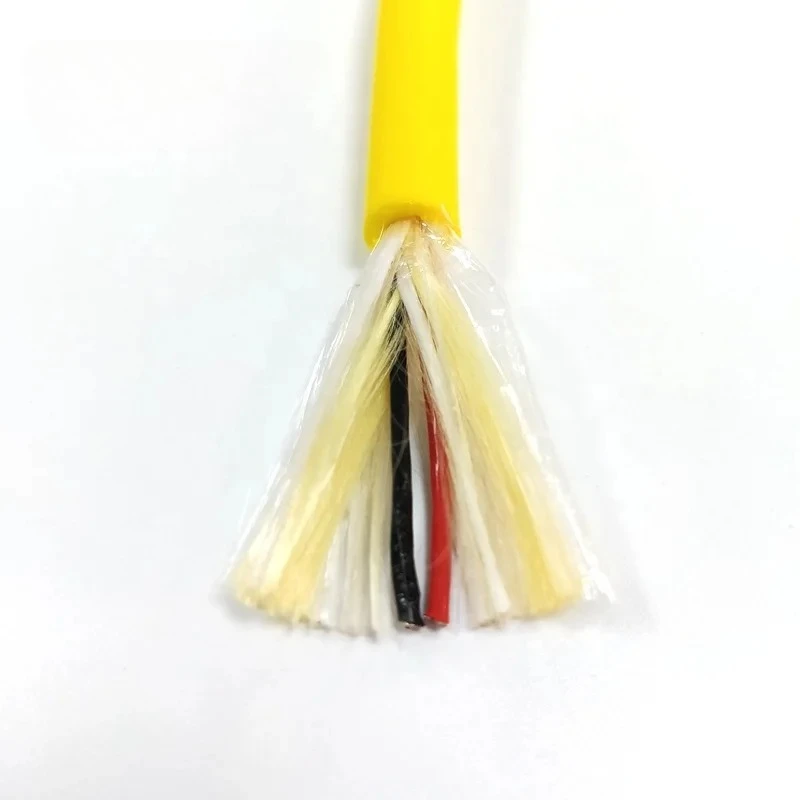 

2x18awg ROV Zero Buoyancy Cable 2 Core Power Wire Underwater Neutral Buoyancy Tensile Cable