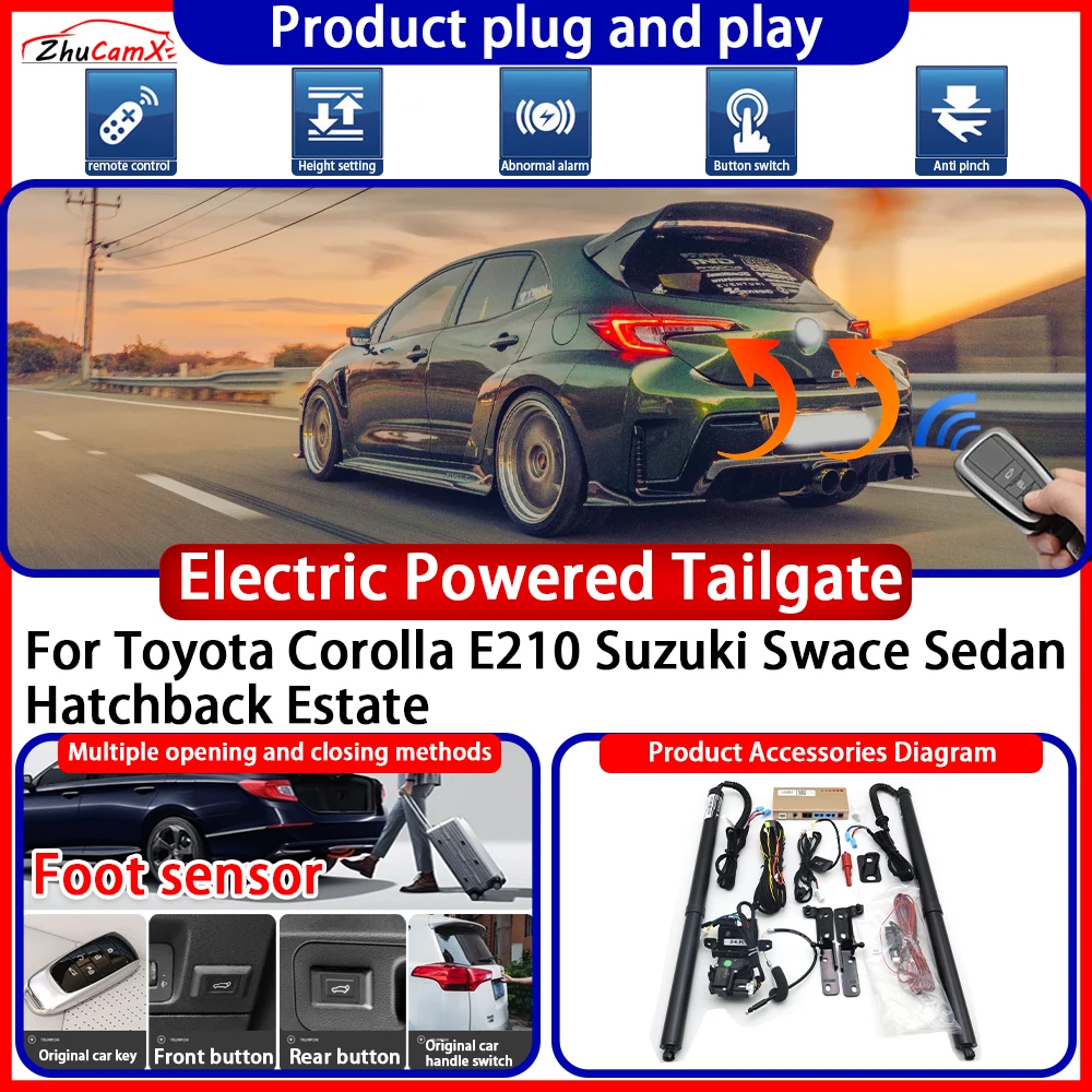 

Powered Tailgate for Toyota Corolla E210 Suzuki Swace Sedan Hatchback Estate anti pinch Smart Intelligent Trunk Control Gate