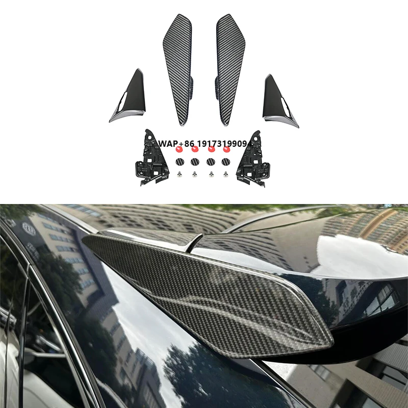 

2018-2025 for Cayenne Carbon Fiber Top Wing Spoiler Performance Parts Carbon Fiber Tail Wing Bodykit for Cars