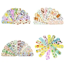 120pcs/set Cartoon Round Band Aid Skin Vaccination Wound Path for Children Kids Wound Dressing Plasters Strips Adhesive Bandages