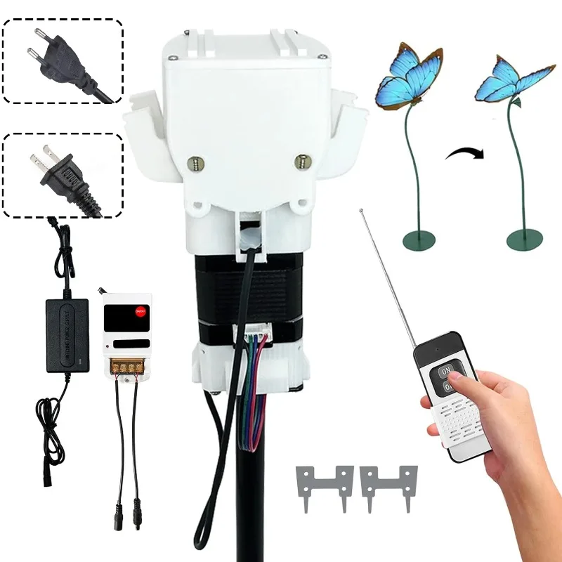 Automatic Open Close Mechanical Butterfly Control Motor Artificial Butterfly For Wedding Party DIY Decoration