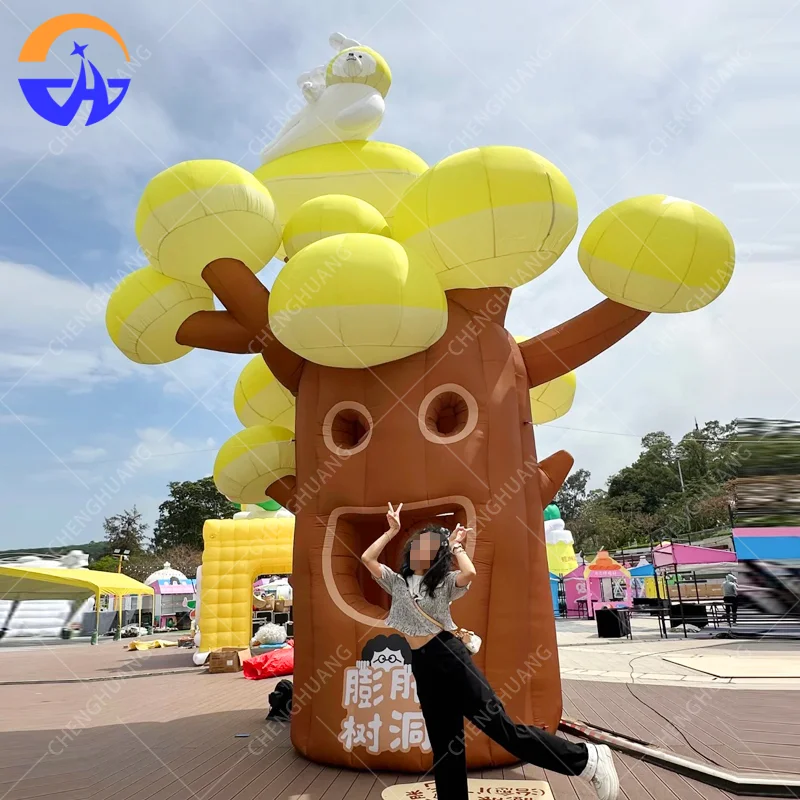 نفخ الكرتون توسيع شجرة جوفاء الديكور الإعلان معرض الديكور للمناسبات تحت عنوان مول في الهواء الطلق #4