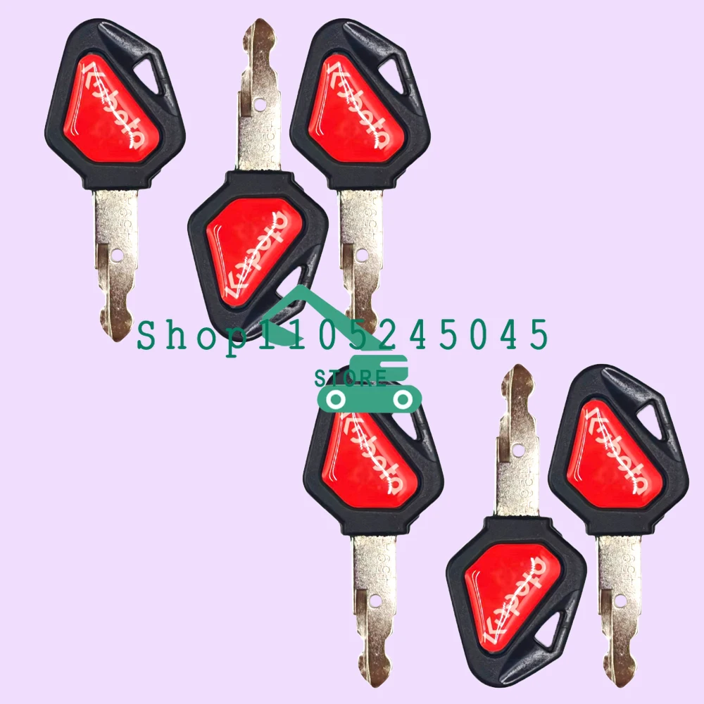 

50 шт. Новые ключи зажигания 459A для экскаваторов Kubota U15, U20, U30, U155, U163, U165, U175, U-3, U-5