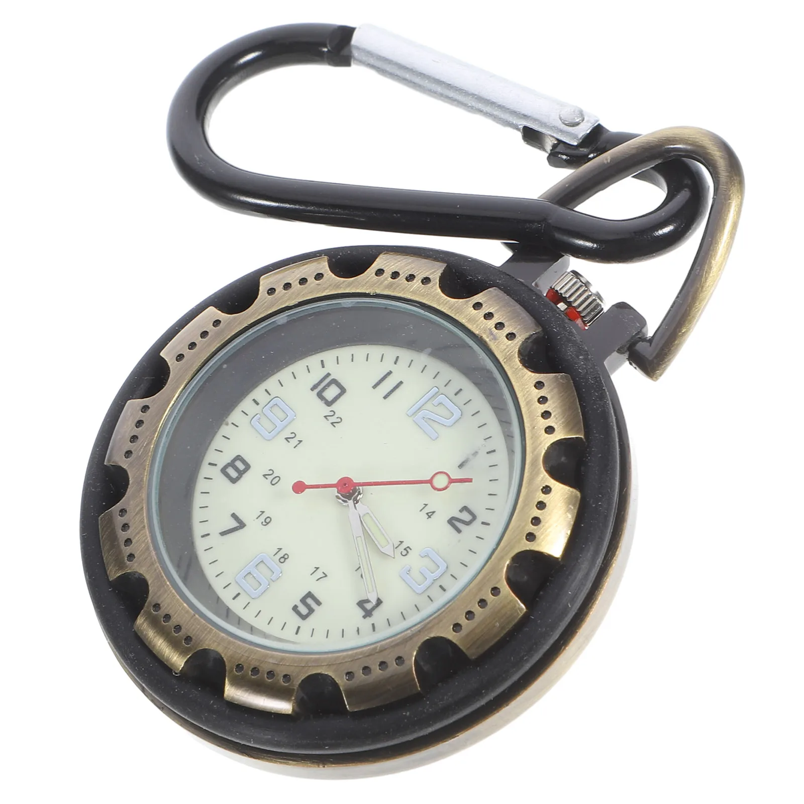 

Mountaineering Buckle Table Carabiner Hanging Watch Outdoor Pocket Stainless Steel Glow The Dark Clip