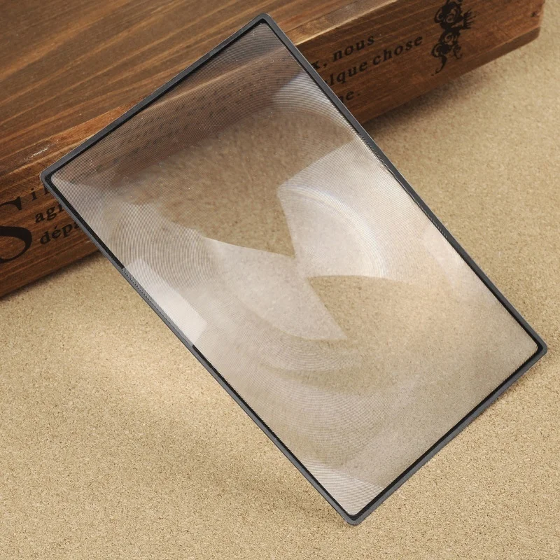 A5 Magnifying Reading Glass Lens Plate PVC Magnifying Glass Plate 180X120mm Book Page Bookmark Reading Tool канцелярия